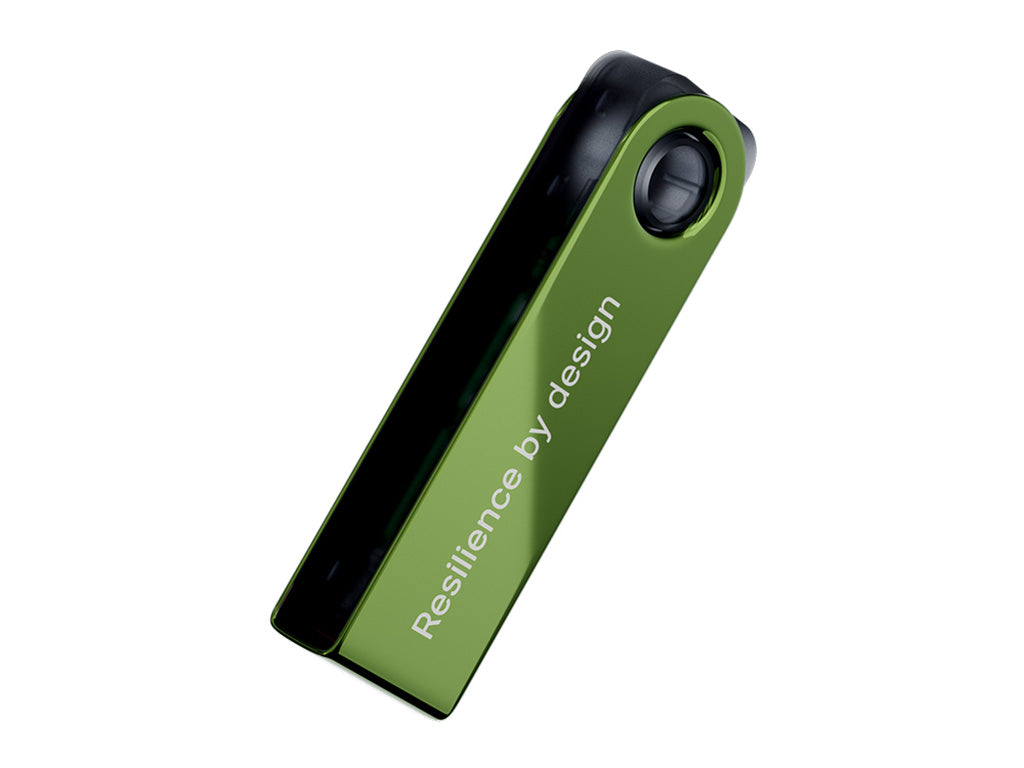 Ledger Nano S PLUS, denarnica za Bitcoin in druge kriptovalute, Oxidate Green