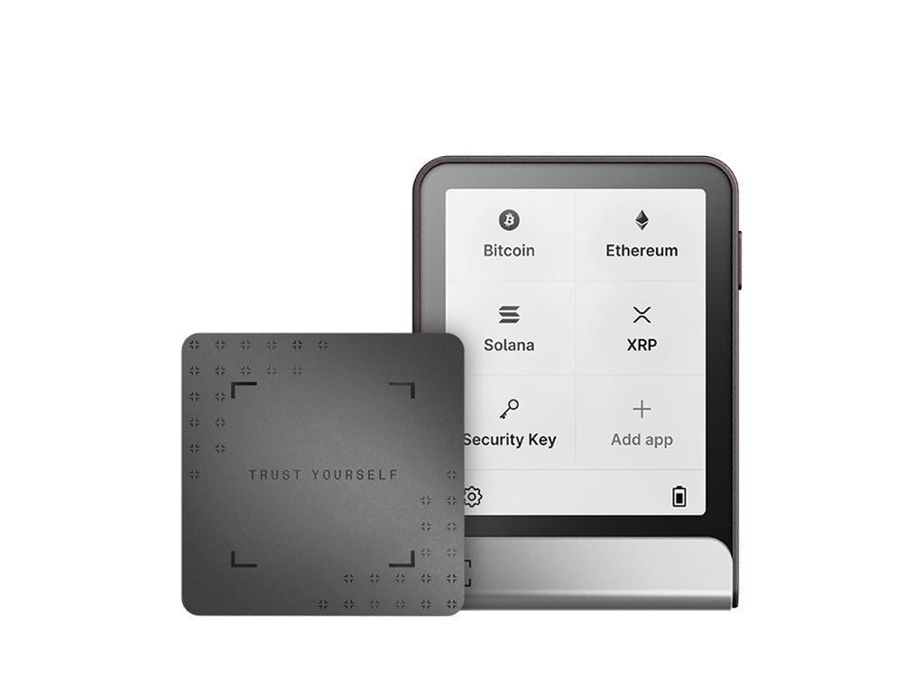 Ledger Flex z Recovery Key, denarnica za Bitcoin in druge kriptovalute, Grafit