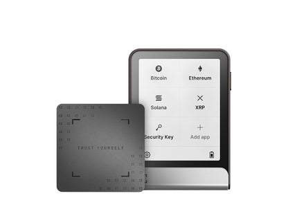 Ledger Flex z Recovery Key, denarnica za Bitcoin in druge kriptovalute, Grafit