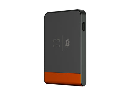 Ledger Flex z Recovery Key, denarnica za Bitcoin in druge kriptovalute, Oranžen