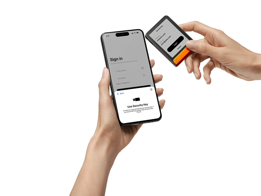 Ledger Flex z Recovery Key, denarnica za Bitcoin in druge kriptovalute, Oranžen