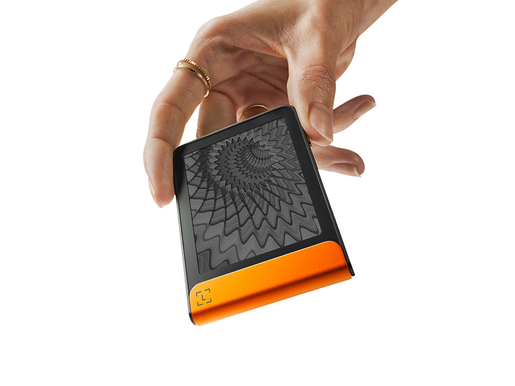Ledger Flex z Recovery Key, denarnica za Bitcoin in druge kriptovalute, Oranžen