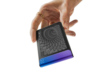 Ledger Flex z Recovery Key, denarnica za Bitcoin in druge kriptovalute, Neptune Blue
