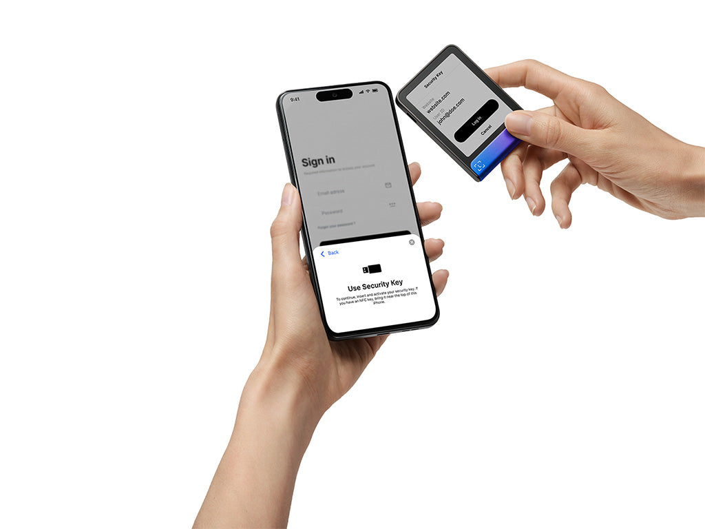 Ledger Flex z Recovery Key, denarnica za Bitcoin in druge kriptovalute, Neptune Blue