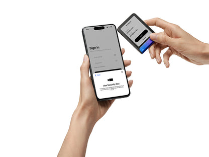 Ledger Flex z Recovery Key, denarnica za Bitcoin in druge kriptovalute, Neptune Blue