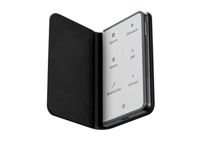 Ledger Stax z Recovery Key, denarnica za Bitcoin in druge kriptovalute, grafit