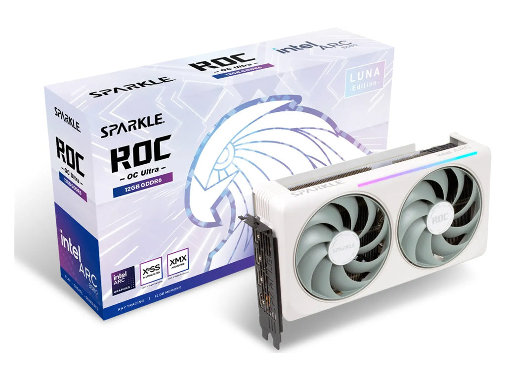 Grafična kartica Intel ARC B580 ROC Luna OC Ultra, 12GB GDDR6, PCIe 4.0 x8, 3xDisplayPort, 1xHDMI, Sparkle