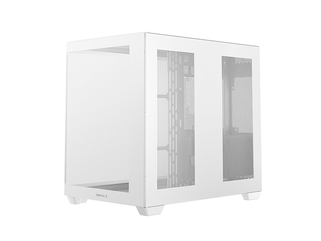Računalniško ohišje DeepCool CG530, ATX, Midi-Tower, kaljeno steklo, belo