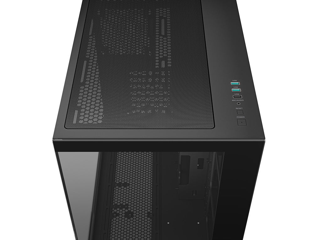 Računalniško ohišje DeepCool CG530, ATX, Midi-Tower, kaljeno steklo, črno