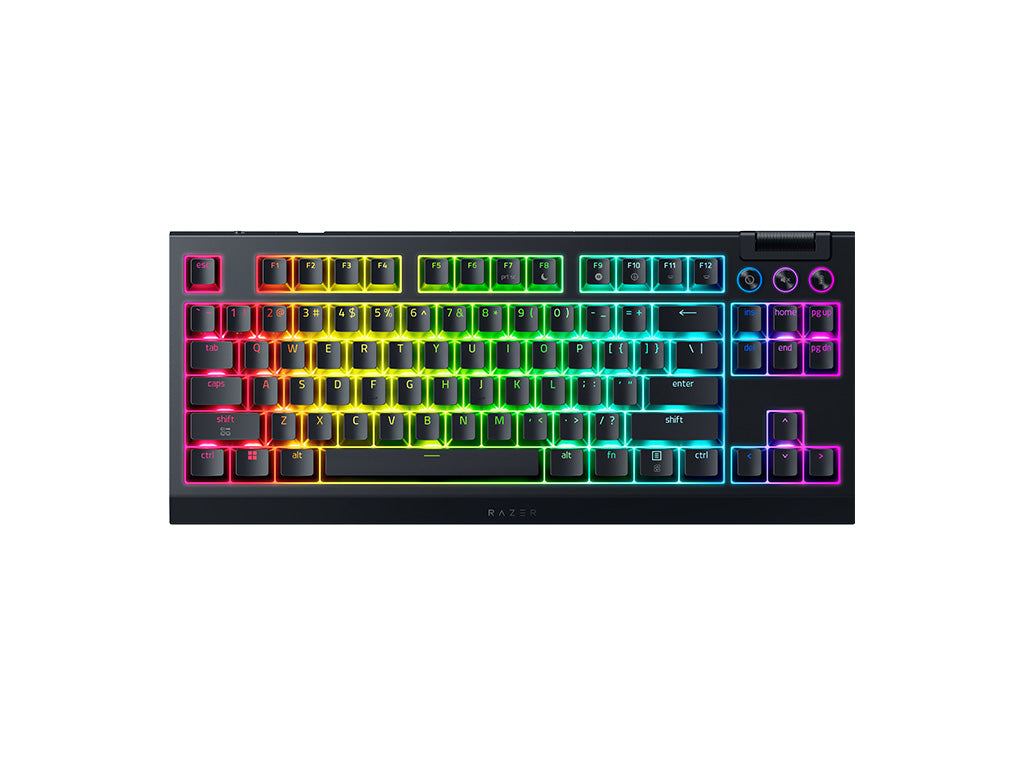 Tipkovnica Razer BlackWidow V4 Tenkeyless HyperSpeed, Rumena stikala, US SLO g.