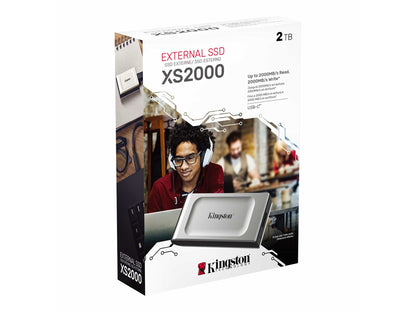 Zunanji SSD 2TB Type-C USB 3.2 Gen2x2 NVMe, IP55, Kingston XS2000 (SXS2000/2000G)