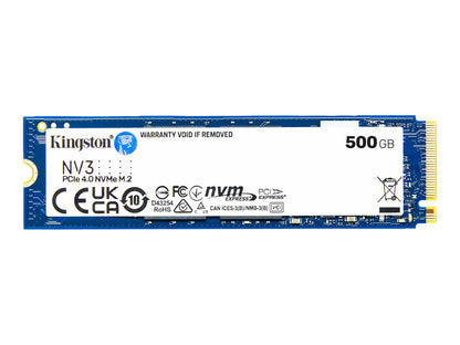 SSD 500GB M.2 80mm PCI-e 4.0 x4 NVMe, Kingston NV3 (SNV3S/500G)