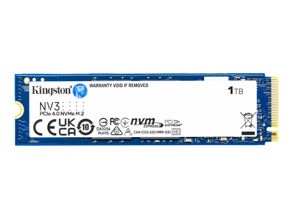 SSD 1TB M.2 80mm PCI-e 4.0 x4 NVMe, Kingston NV3 (SNV3S/1000G)