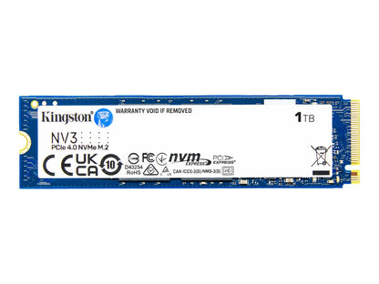 SSD 1TB M.2 80mm PCI-e 4.0 x4 NVMe, Kingston NV3 (SNV3S/1000G)