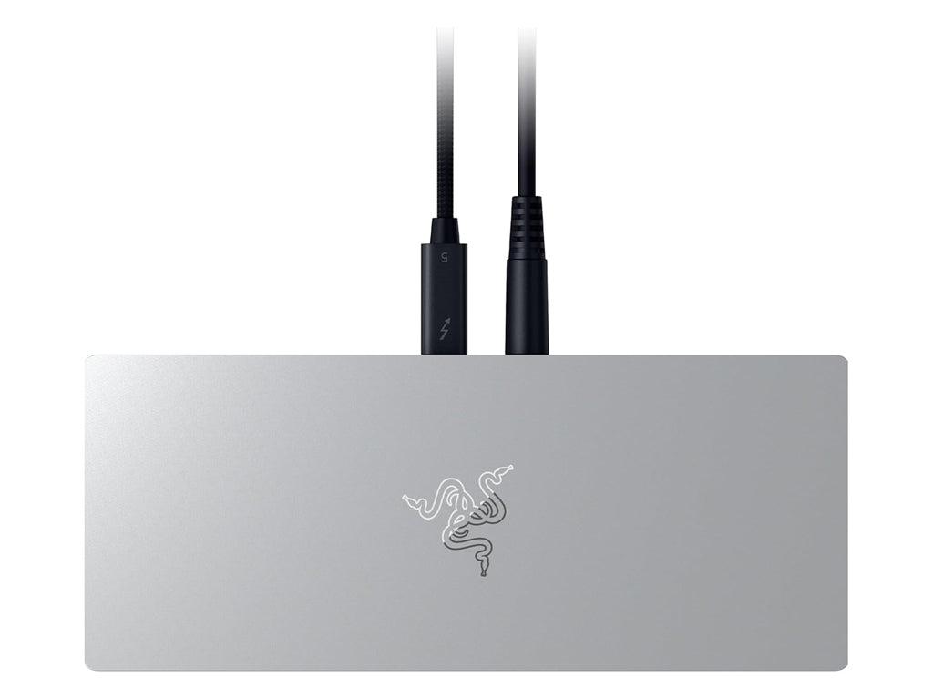 Priključna postaja USB-C Razer Thunderbolt 5 Dock Mercury, PD 140W, SSD reža, 10 v 1