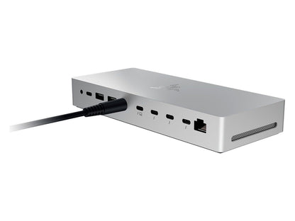Priključna postaja USB-C Razer Thunderbolt 5 Dock Mercury, PD 140W, SSD reža, 10 v 1