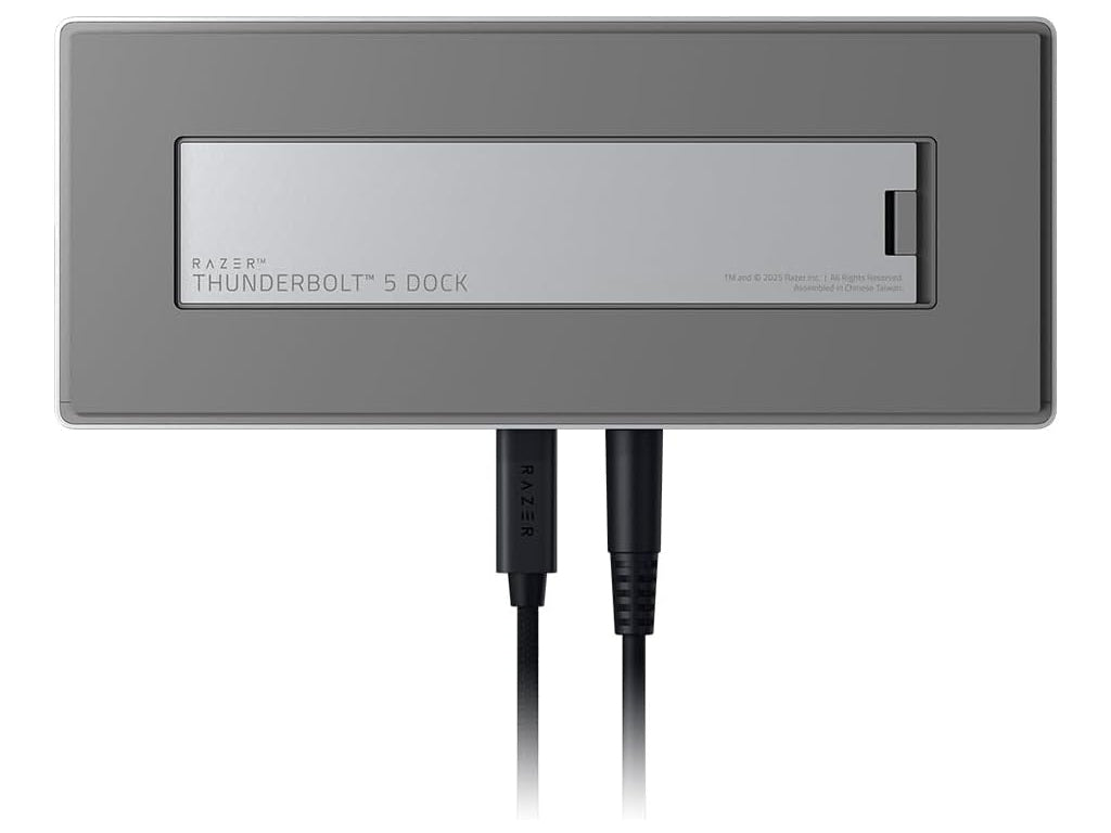 Priključna postaja USB-C Razer Thunderbolt 5 Dock Mercury, PD 140W, SSD reža, 10 v 1