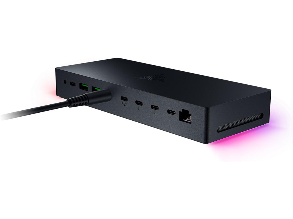 Priključna postaja USB-C Razer Thunderbolt 5 Dock Chroma, PD, SSD reža, 10 v 1