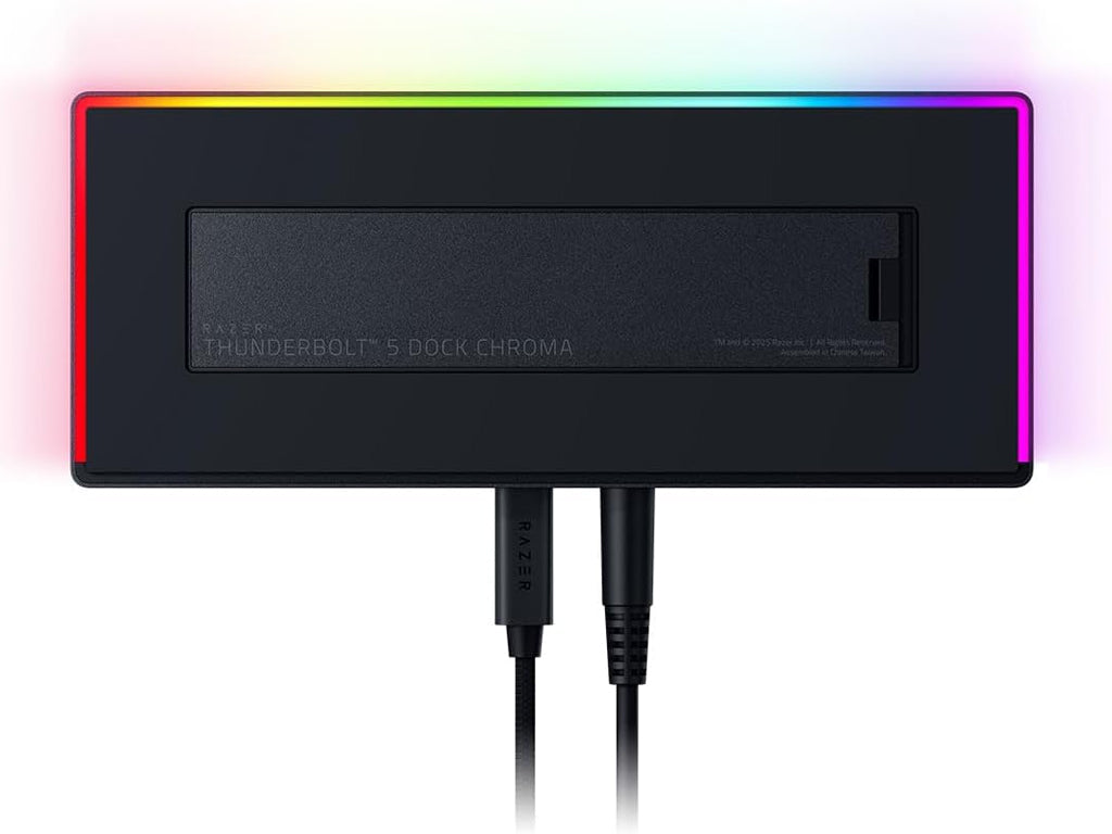 Priključna postaja USB-C Razer Thunderbolt 5 Dock Chroma, PD, SSD reža, 10 v 1