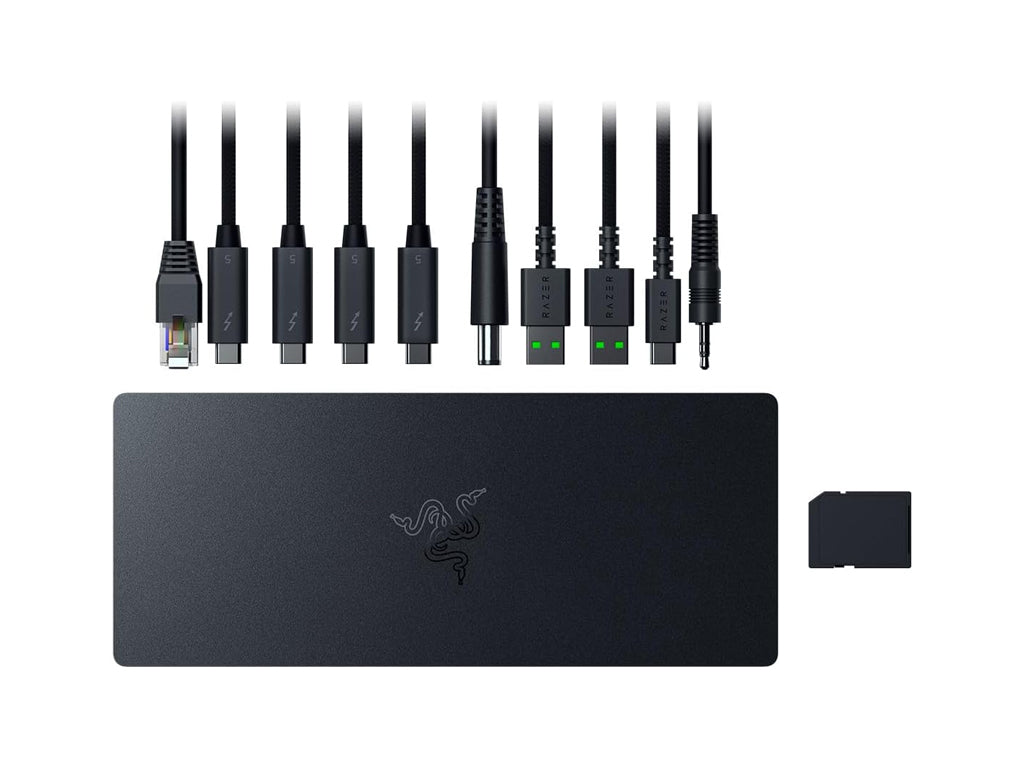 Priključna postaja USB-C Razer Thunderbolt 5 Dock Chroma, PD, SSD reža, 10 v 1