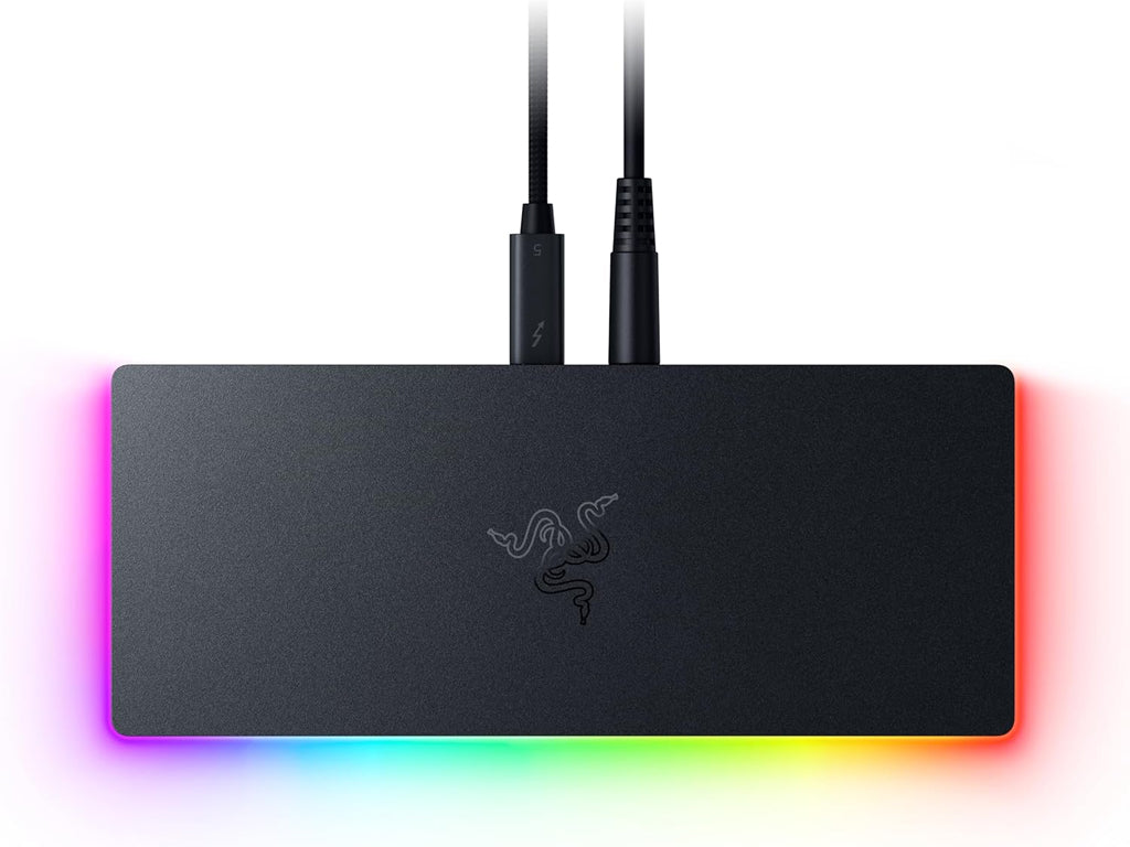 Priključna postaja USB-C Razer Thunderbolt 5 Dock Chroma, PD, SSD reža, 10 v 1