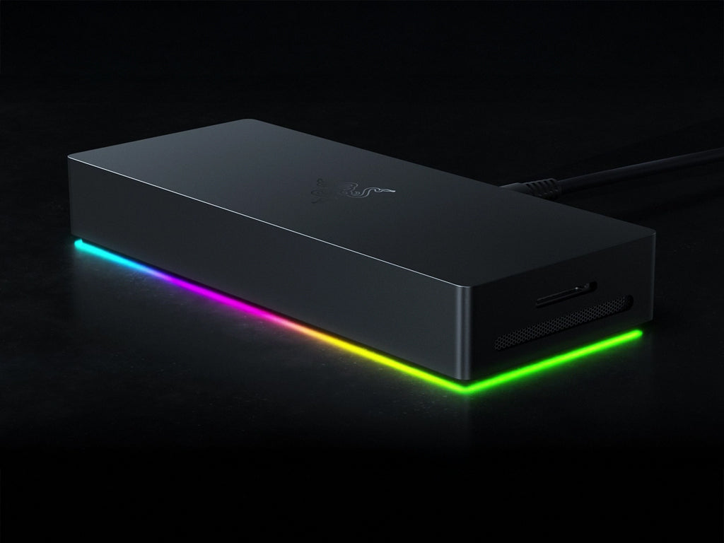 Priključna postaja USB-C Razer Thunderbolt 5 Dock Chroma, PD, SSD reža, 10 v 1