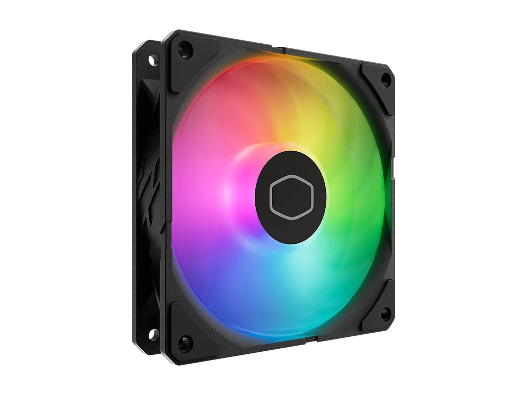 Ventilator za ohišje Cooler Master SickleFlow Edge 120 ARGB PWM 120mm, komplet 3 kom, črn