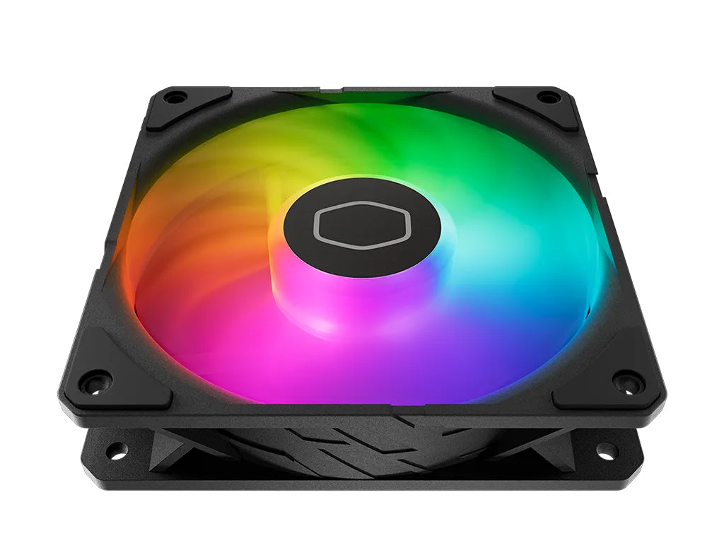 Ventilator za ohišje Cooler Master SickleFlow Edge 120 ARGB PWM 120mm, komplet 3 kom, črn