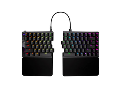 Tipkovnica ASUS ROG Falcata, ROG HFX V2 Analog, 8K, RGB, USB, črna, US