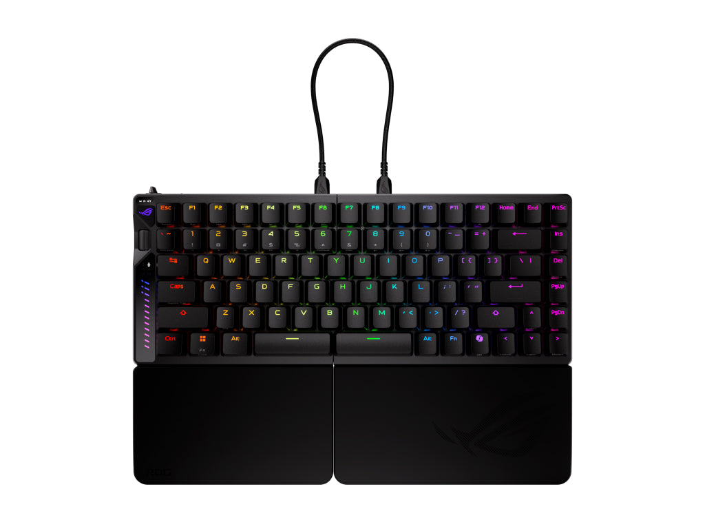 Tipkovnica ASUS ROG Falcata, ROG HFX V2 Analog, 8K, RGB, USB, črna, US