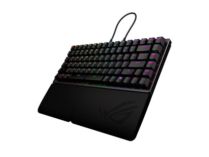Tipkovnica ASUS ROG Falcata, ROG HFX V2 Analog, 8K, RGB, USB, črna, US