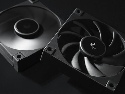 Ventilator za ohišje DeepCool FD12 PWM 120mm, črn
