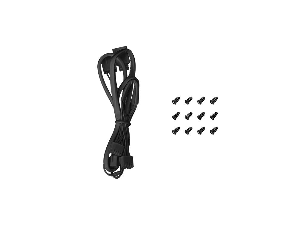 Ventilator za ohišje DeepCool FD12 (3 v 1) ARGB PWM 120mm, 3 Pack, črn
