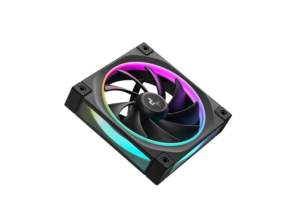 Ventilator za ohišje DeepCool FL12 ARGB PWM 120mm, črn