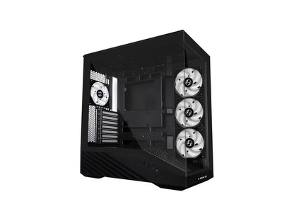 Računalniško ohišje Lian Li Vector V100, ATX, Midi-Tower, kaljeno steklo, črno
