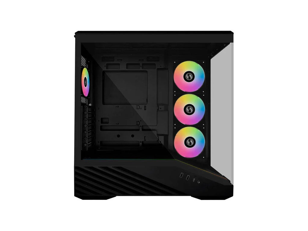 Računalniško ohišje Lian Li Vector V100, ATX, Midi-Tower, kaljeno steklo, črno