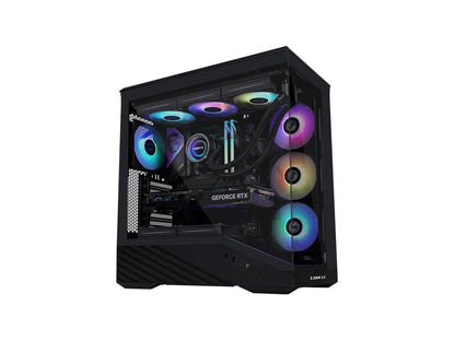 Računalniško ohišje Lian Li Vector V100, ATX, Midi-Tower, kaljeno steklo, črno