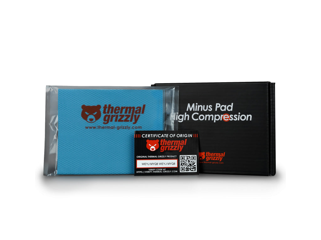 Termična blazinica Thermal Grizzly Minus Pad High Compression, 120x100x4 mm, 2 kosa