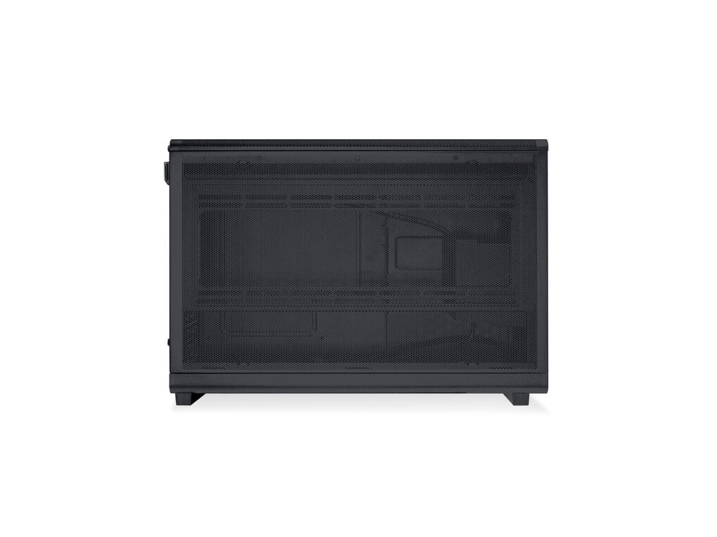 Računalniško ohišje Lian Li DAN Cases A3 Wood, kaljeno steklo, Micro-ATX, črno