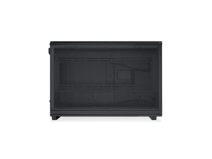 Računalniško ohišje Lian Li DAN Cases A3 Wood, kaljeno steklo, Micro-ATX, črno