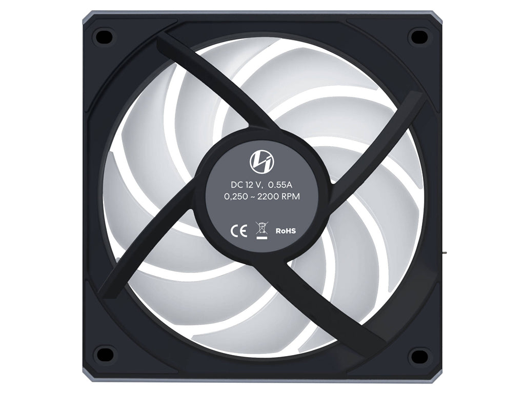 Ventilator za ohišje Lian Li UNI FAN CL Wireless 120 ARGB PWM 120mm, črn