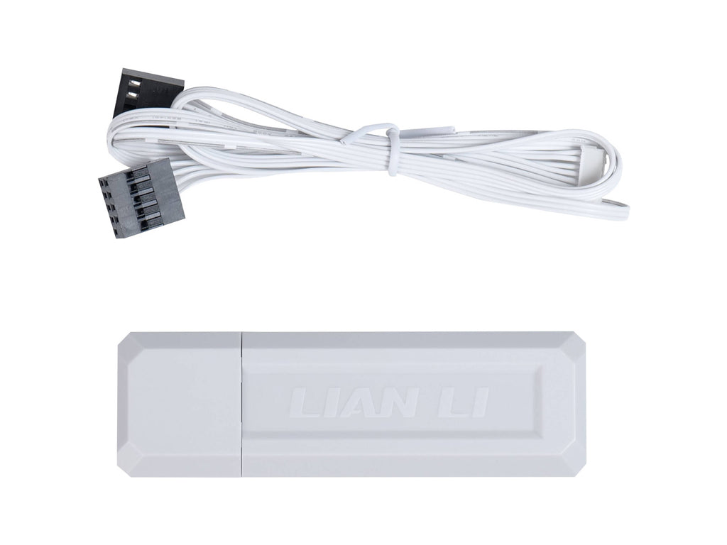 Ventilator za ohišje Lian Li UNI FAN CL Wireless 120 ARGB PWM 120mm, 3 Pack + kontroler, bel