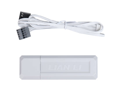 Ventilator za ohišje Lian Li UNI FAN CL Wireless 120 ARGB PWM 120mm, 3 Pack + kontroler, bel