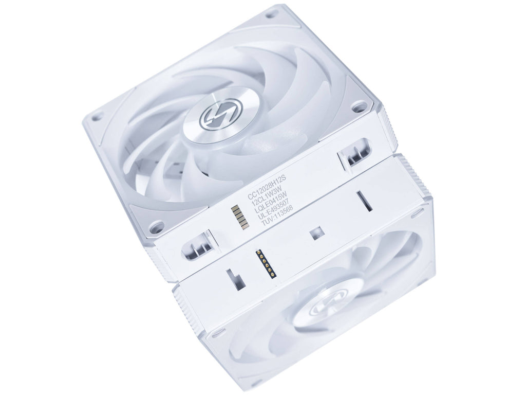 Ventilator za ohišje Lian Li UNI FAN CL Wireless 120 ARGB PWM 120mm, 3 Pack + kontroler, bel