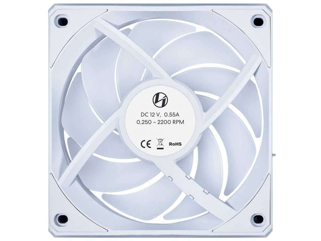 Ventilator za ohišje Lian Li UNI FAN CL Wireless 120 ARGB PWM 120mm, 3 Pack + kontroler, bel