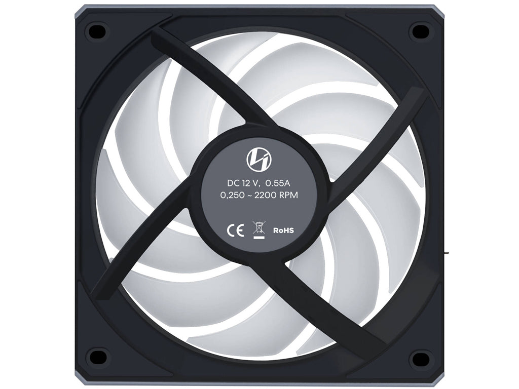 Ventilator za ohišje Lian Li UNI FAN CL Wireless 120 Reverse Blade ARGB PWM 120mm, 3 Pack+kontroler, black