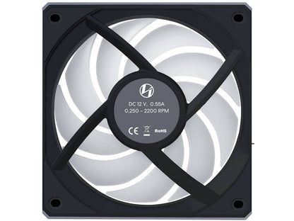 Ventilator za ohišje Lian Li UNI FAN CL Wireless 120 Reverse Blade ARGB PWM 120mm, 3 Pack+kontroler, black