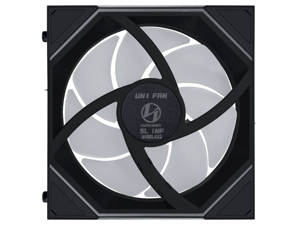 Ventilator za ohišje Lian Li UNI FAN SL-INF Wireless 120 ARGB PWM 120mm, črn