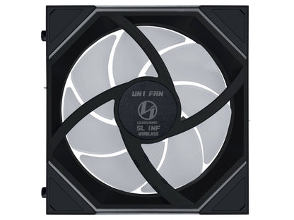 Ventilator za ohišje Lian Li UNI FAN SL-INF Wireless 120 ARGB PWM 120mm, črn