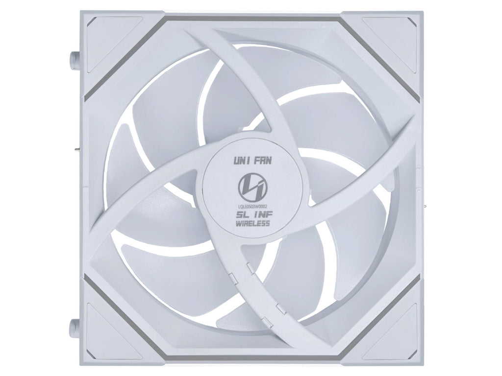 Ventilator za ohišje Lian Li UNI FAN SL-INF Wireless 120 Reverse Blade ARGB PWM 120mm, bel